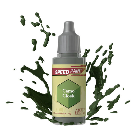 Army Painter Warpaints Speedpaint: Camo Cloak 18ml – One-Coat Paint