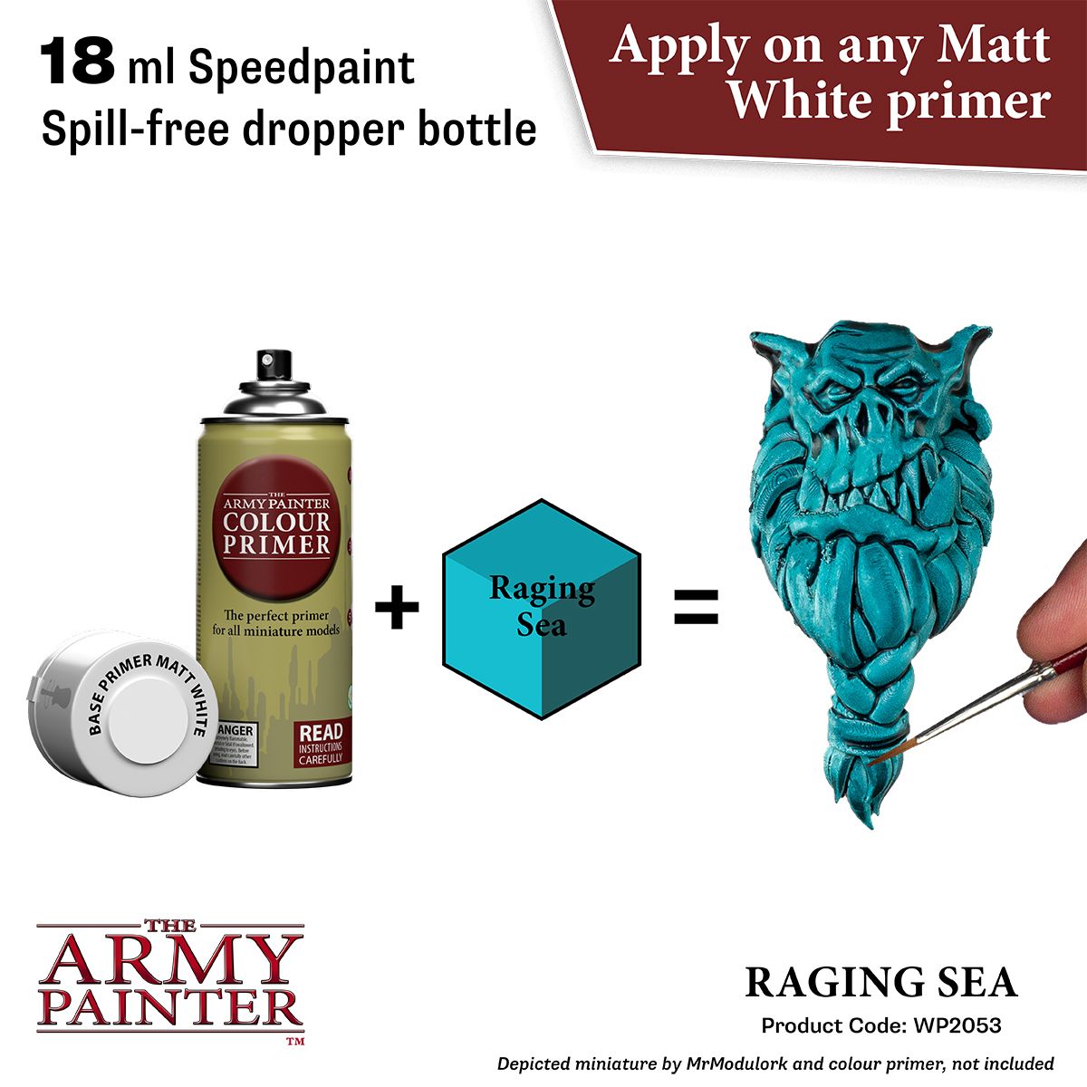 Army Painter Warpaints Speedpaint 2.0: Raging Sea 18ml – One-Coat Paint