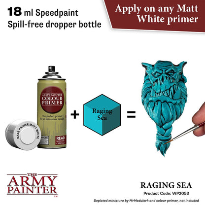 Army Painter Warpaints Speedpaint 2.0: Raging Sea 18ml – One-Coat Paint