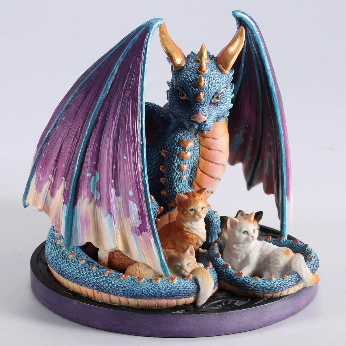 Foster Family – Selina Fenech Dragon & Five Kittens Polystone Fantasy Figurine