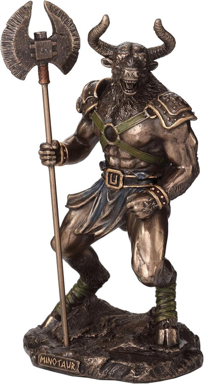 Minotaur – Greek Mythology Labyrinth Beast Cold Cast Bronze Figurine
