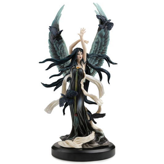Faery of Ravens Figurine - Nene Thomas Dark Fairy Polystone Statue