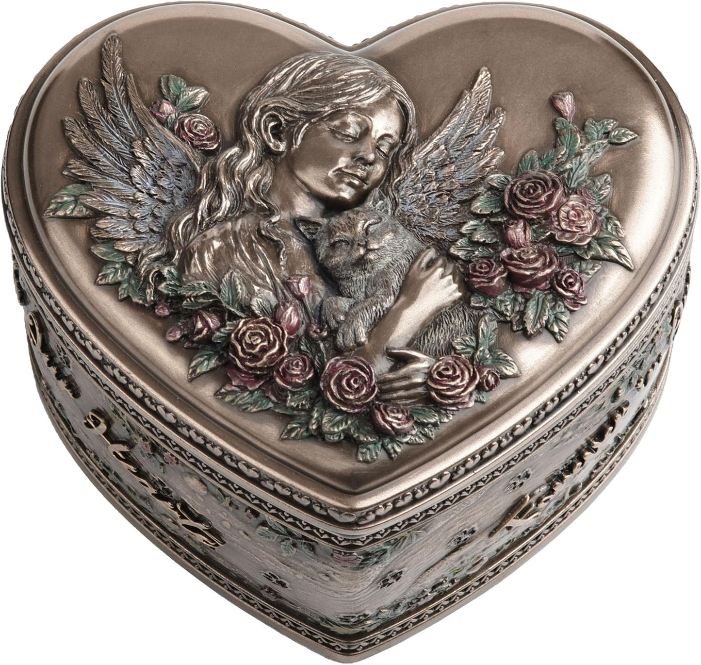 Forever In Our Hearts Cat Memorial Trinket Box