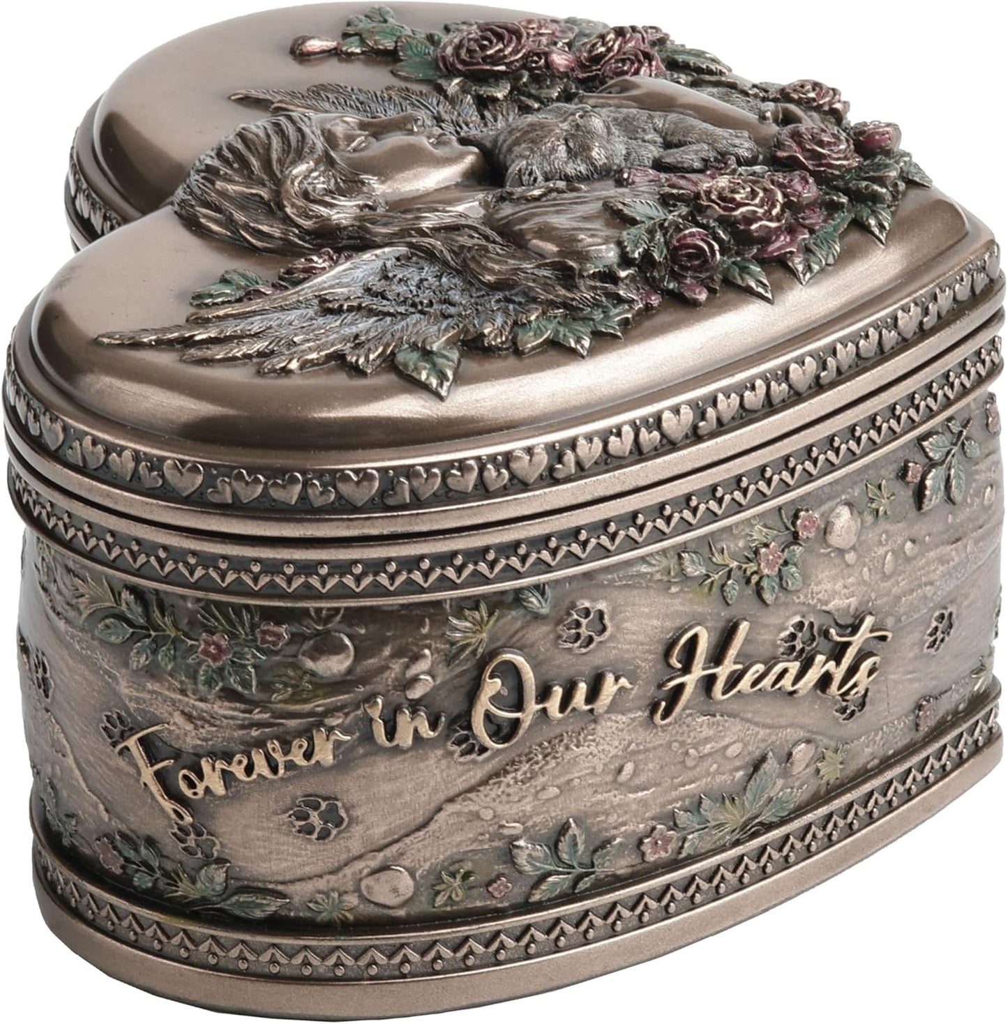 Forever In Our Hearts Cat Memorial Trinket Box