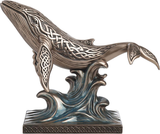 Humpback Whale with Celtic Knot Figurine