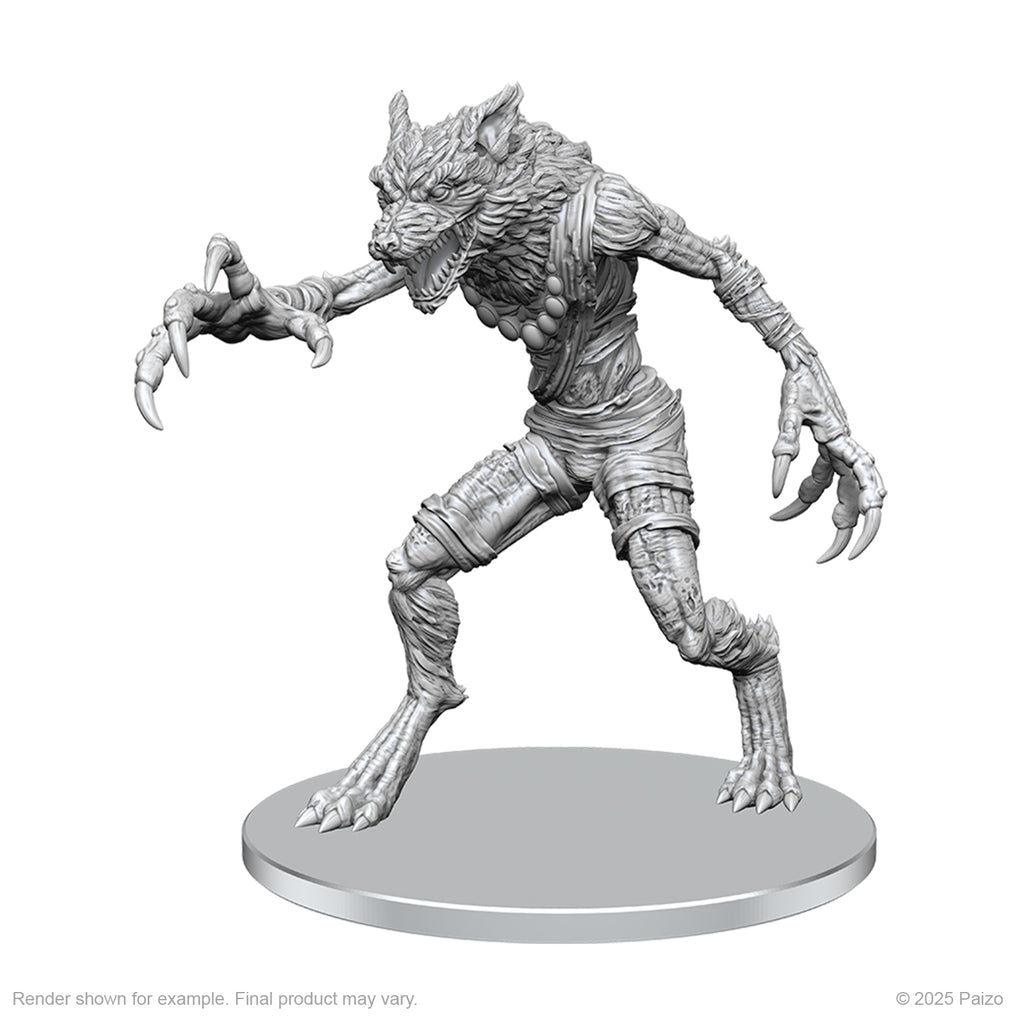 Pathfinder Deep Cuts: Meladaemon Famine Daemon - Unpainted Miniature 2-Pack