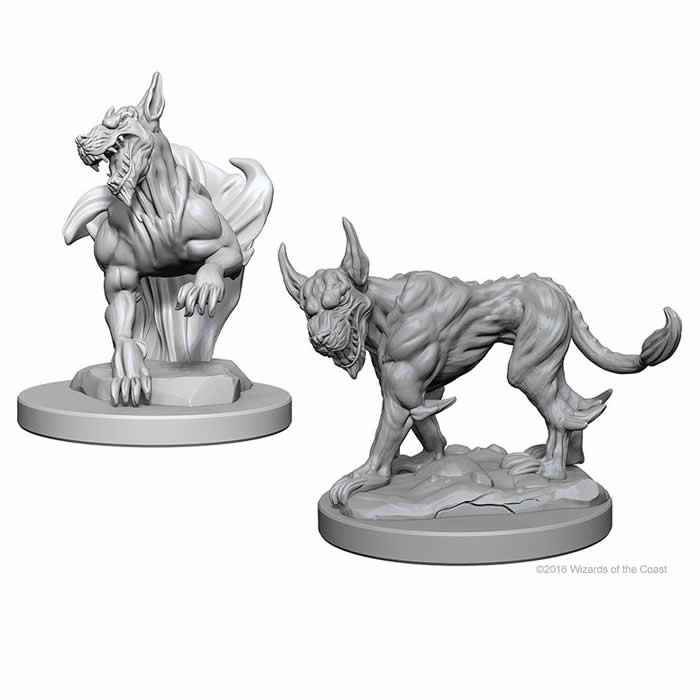 Blink Dogs Nozurs Marvelous Miniatures D&D Unpainted