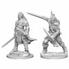 WZK72596 Human Male Fighter Pathfinder Battles Miniatures Unpainted Minis WizKids