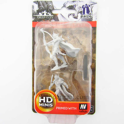WZK72598 Elf Male Fighter Pathfinder Battles Miniatures Unpainted Minis WizKids