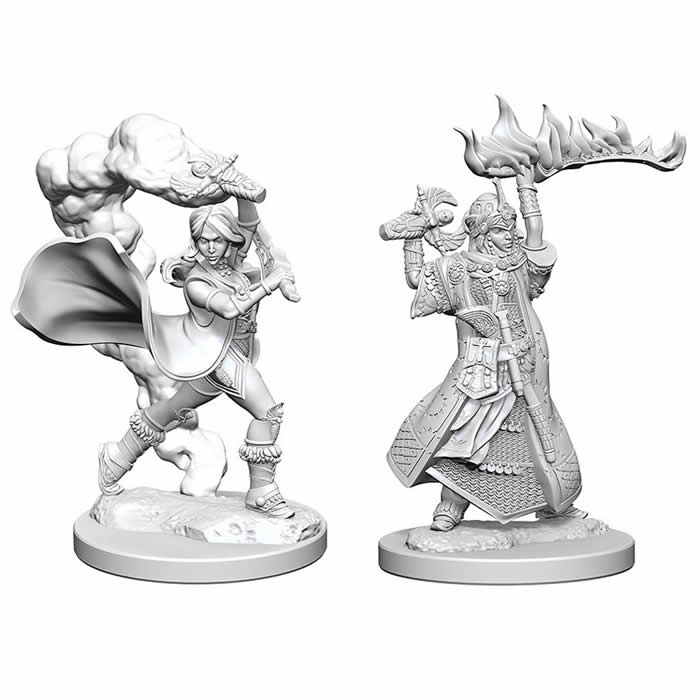WZK72601 Human Female Cleric Pathfinder Battles Miniatures Unpainted Minis WizKids