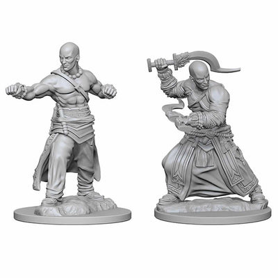 Human Male Monk Pathfinder Battles Miniatures