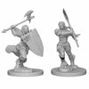 WZK72614 Half-orc Female Barbarian Pathfinder Battles Miniatures Unpainted