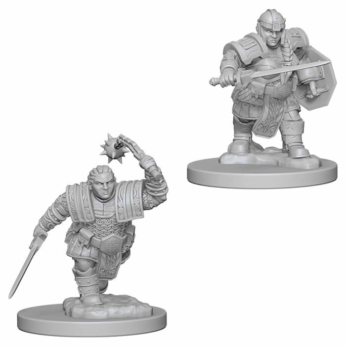 Dwarf Female Fighter Nozurs Marvelous Miniatures D & D Unpainted