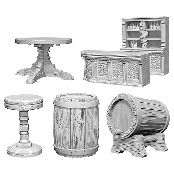 WZK73221 Rusty Dragon Bar Pathfinder Battles Miniatures Unpainted WizKids