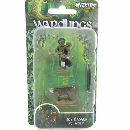 Boy Ranger and Wolf Miniatures Pre-painted Minis Wardlings