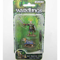 Boy Fighter And Battle Dog Miniatures Pre-painted Minis