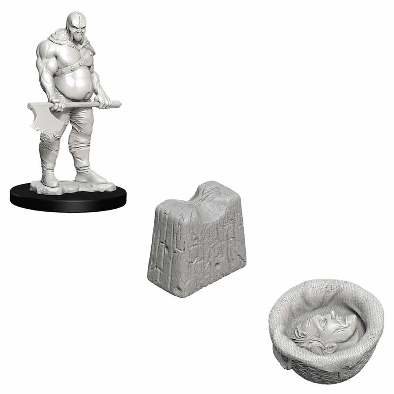 Executioner and Chopping Block Miniatures Unpainted - Deep Cuts WZK73420