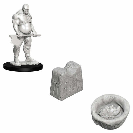 Executioner and Chopping Block Miniatures Unpainted - Deep Cuts WZK73420