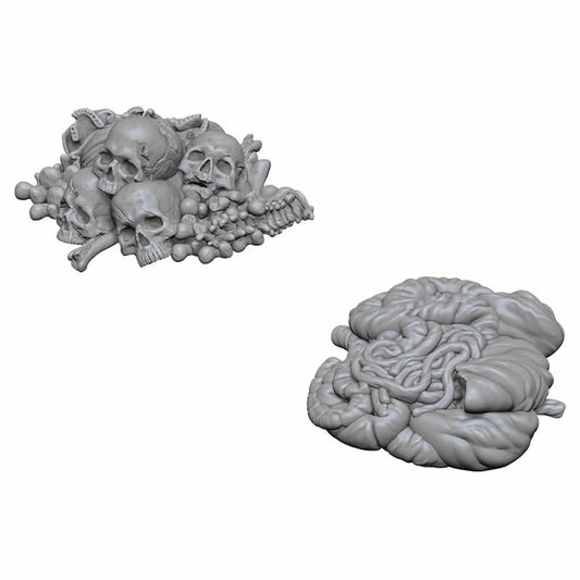 WZK73422 Pile of Bones and Entrails Wizkids Deep Cuts Unpainted