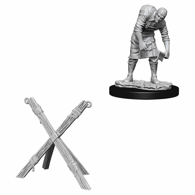 WZK73424 Assistant and Torture Cross Wizkids Deep Cuts Unpainted Miniatures WizKids