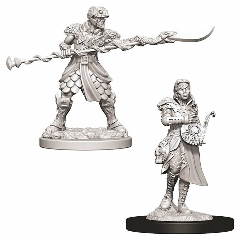 Yuan-ti Purebloods Unpainted Miniatures - Nolzur's Marvelous D&D WZK73716