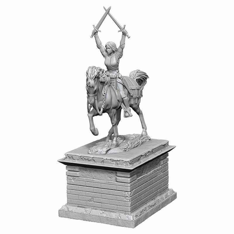 WZK73864 Heroic Statue Miniature Deep Cuts Unpainted Miniatures WizKids