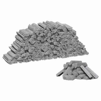 WZK73868 Piles Of Wood Miniature Deep Cuts Unpainted Miniatures WizKids