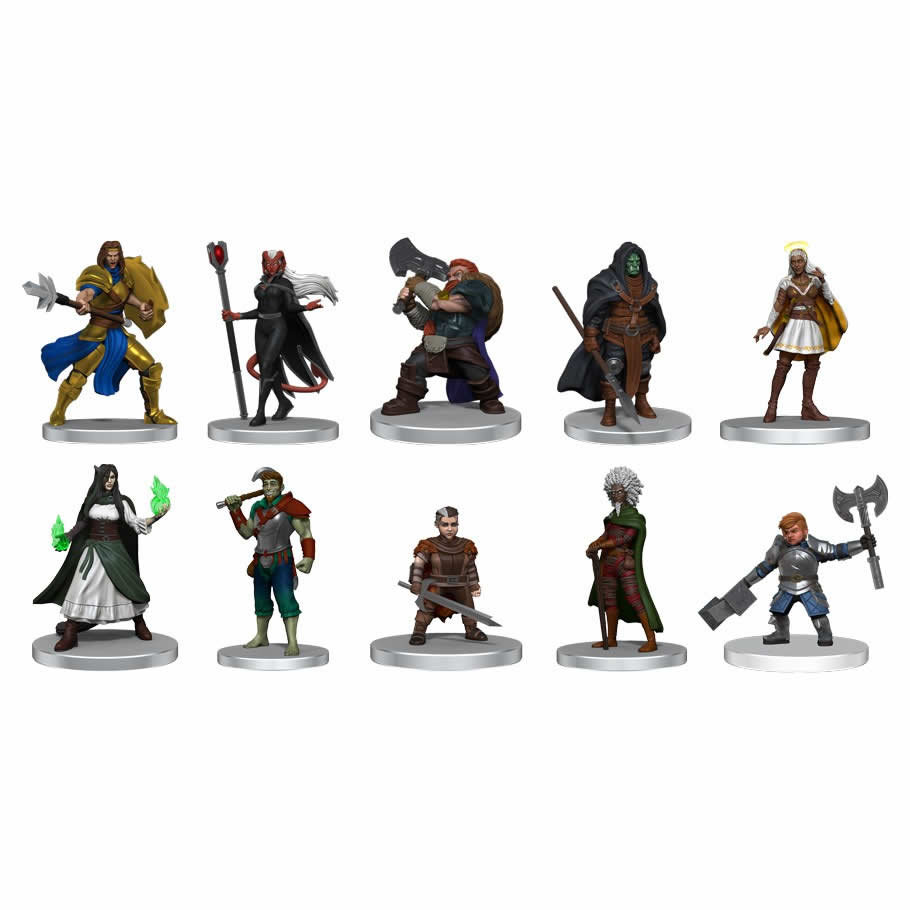 Guests of Critical Role Miniatures Figure Critical Role Pre-painted Minis WizKids