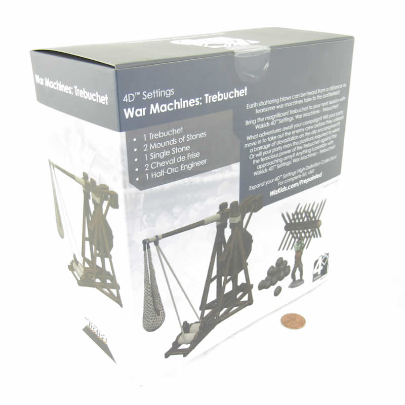 War Machines Trebuchet Miniatures Pre-painted 4D Settings