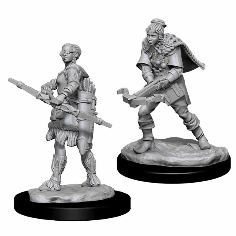 WZK90010 Female Human Ranger Nozurs Marvelous Miniatures D&D Unpainted Miniatures