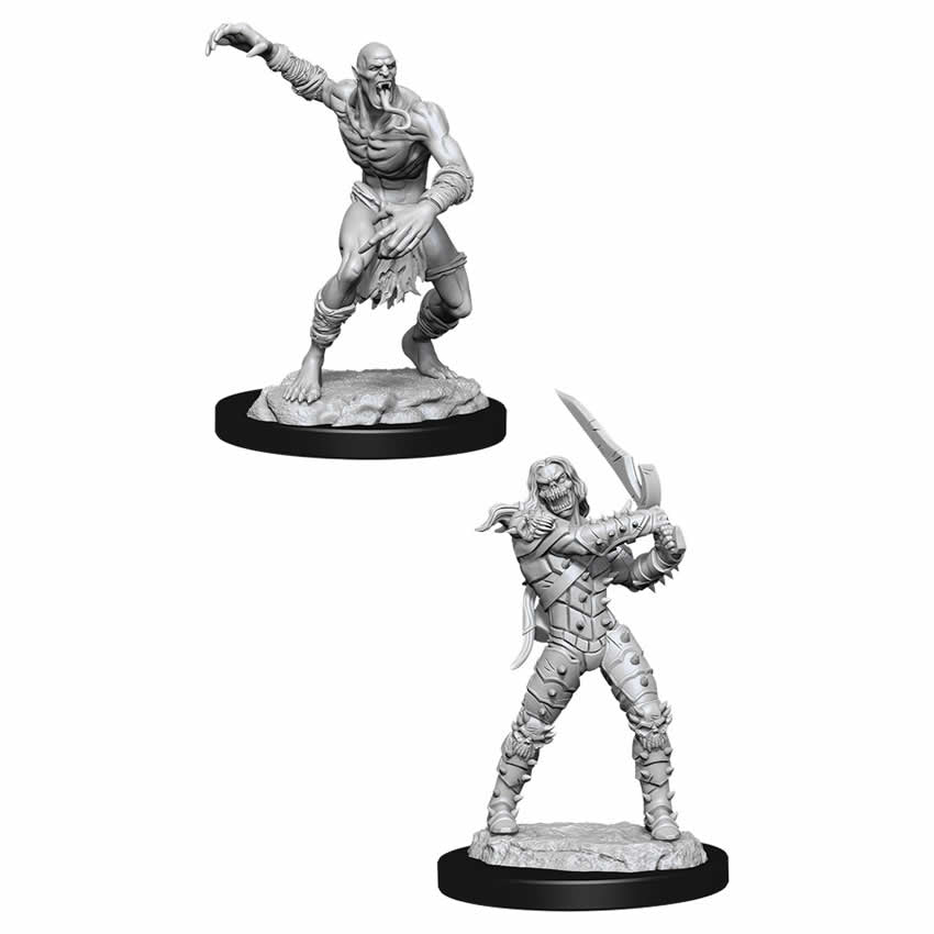 Wight and Ghast Unpainted Miniatures - Nolzur's Marvelous D&D WZK90021