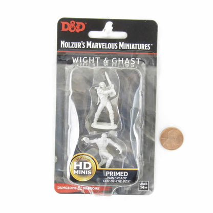 Wight and Ghast Unpainted Miniatures - Nolzur's Marvelous D&D WZK90021