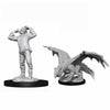 WZK90029 Green Dragon Wyrmling and Afflicted Elf Nozurs Marvelous Miniatures D&D Unpainted Miniatures