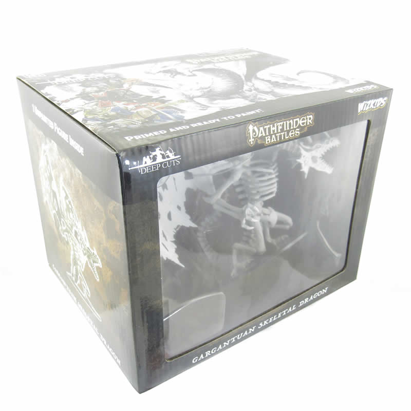 WZK90039 Gargantuan Skeletal Dragon Pathfinder Battles Deep Cuts Miniatures Unpainted