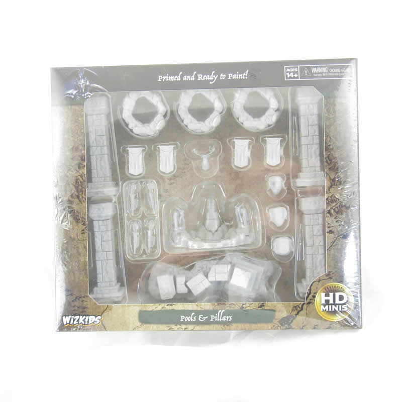 Pools and Pillars Miniature Accessories Unpainted - Deep Cuts WZK90045