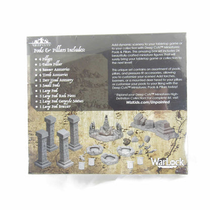 Pools and Pillars Miniature Accessories Unpainted - Deep Cuts WZK90045