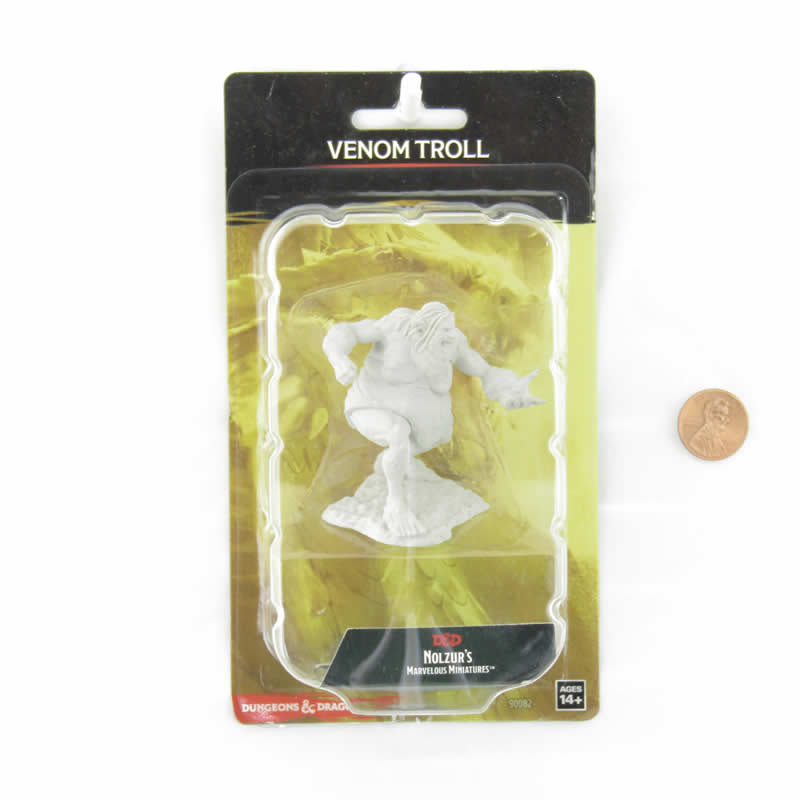 Venom Troll Unpainted Miniature - Nolzur's Marvelous D&D WZK90082