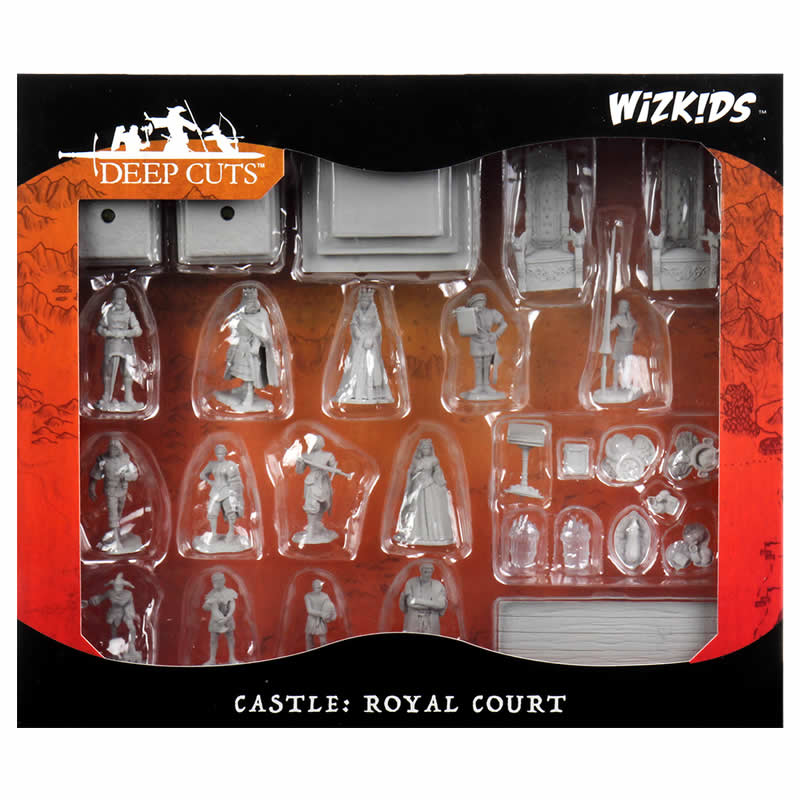 Towns People Castle Miniatures Unpainted - Deep Cuts WZK90096