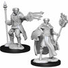 Cleric and Wizard Male Unpainted Miniatures - Nolzur's Marvelous D&D WZK90151