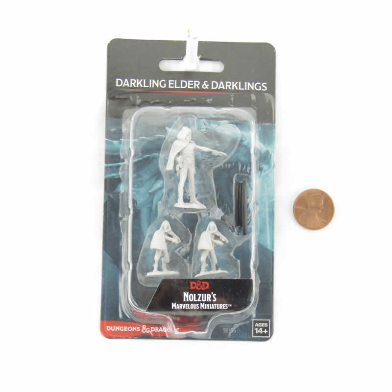 Darkling Elder and Darklings Unpainted Miniatures - Nolzur's Marvelous D&D WZK90156