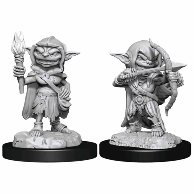 WZK90171 Goblin Rogue Female Male Miniature Pathfinder Battles Deep Cuts Unpainted Miniatures