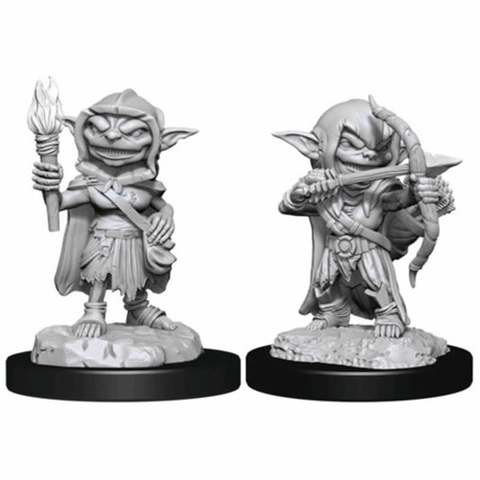 WZK90171 Goblin Rogue Female Male Miniature Pathfinder Battles Deep Cuts Unpainted Miniatures