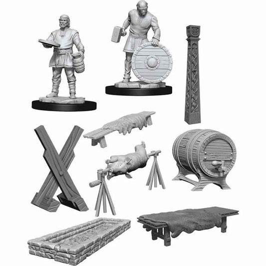 WZK90175 Vikings Miniatures Deep Cuts Unpainted Miniatures WizKids