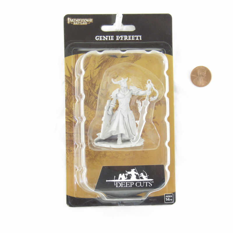 WZK90201 Genie Efreeti Miniature Pathfinder Battles Deep Cuts Unpainted Miniatures