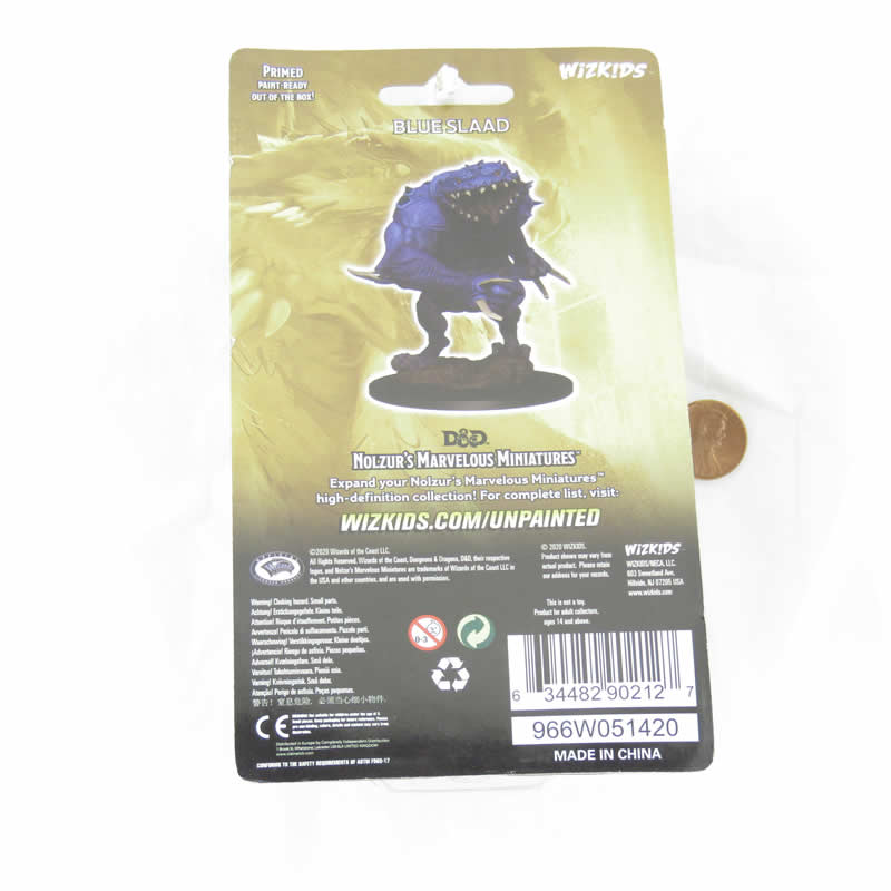 Blue Slaad Unpainted Miniature - Nolzur's Marvelous D&D WZK90212