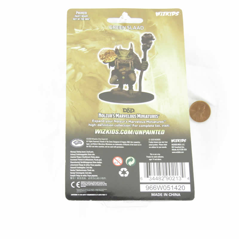 Green Slaad Unpainted Miniature - Nolzur's Marvelous D&D WZK90213