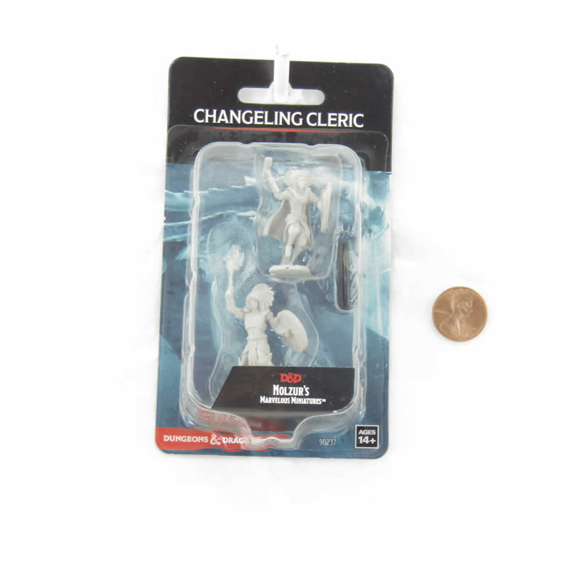 WZK90237 Changeling Cleric Male Nozurs Marvelous Miniatures D&D Unpainted Miniatures