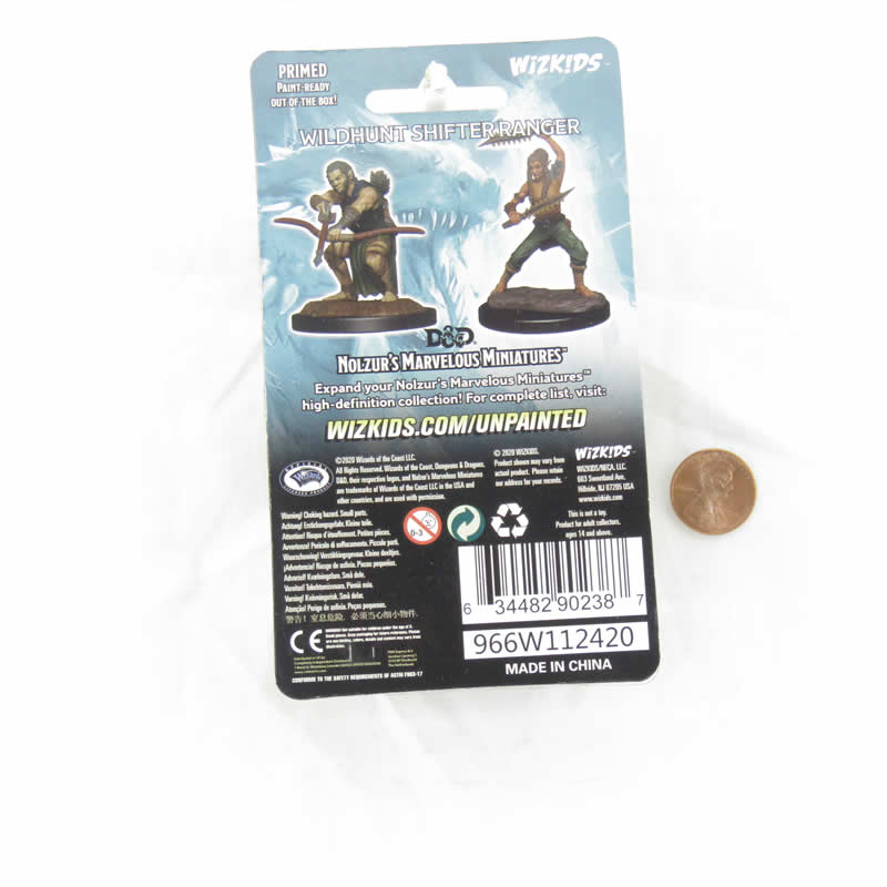 Shifter Ranger Male - D&D Nolzur's Marvelous Unpainted Miniatures | WizKids WZK90238
