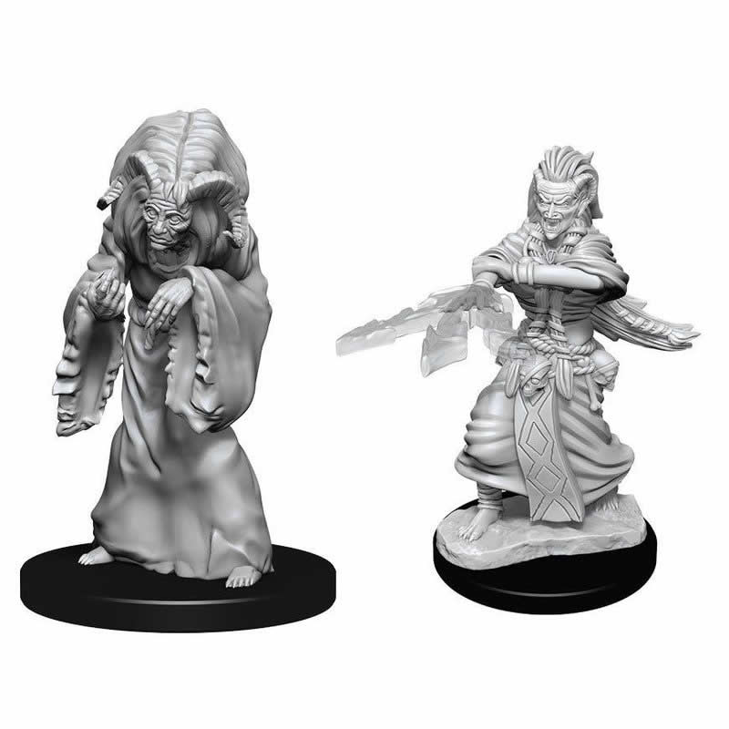 WZK90239 Night Hag And Dusk Hag Nozurs Marvelous Miniatures D&D Unpainted Miniatures