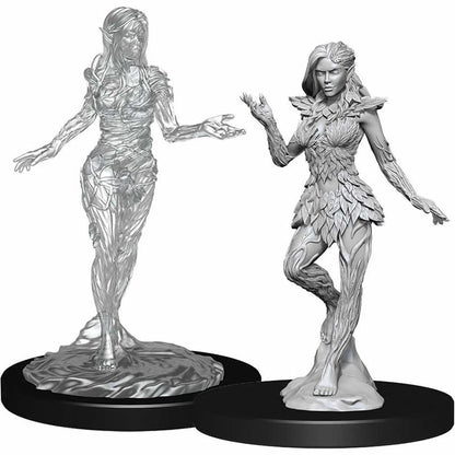 Nymph and Dryad Miniature Figure - Pathfinder Battles Deep Cuts Unpainted Miniatures (WZK90265)